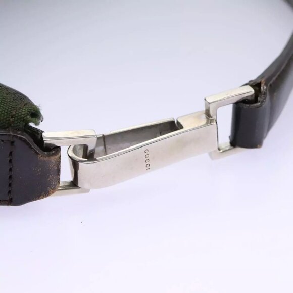 GUCCI Hand Bag Canvas Khaki 000 0602 Auth - Picture 9 of 16